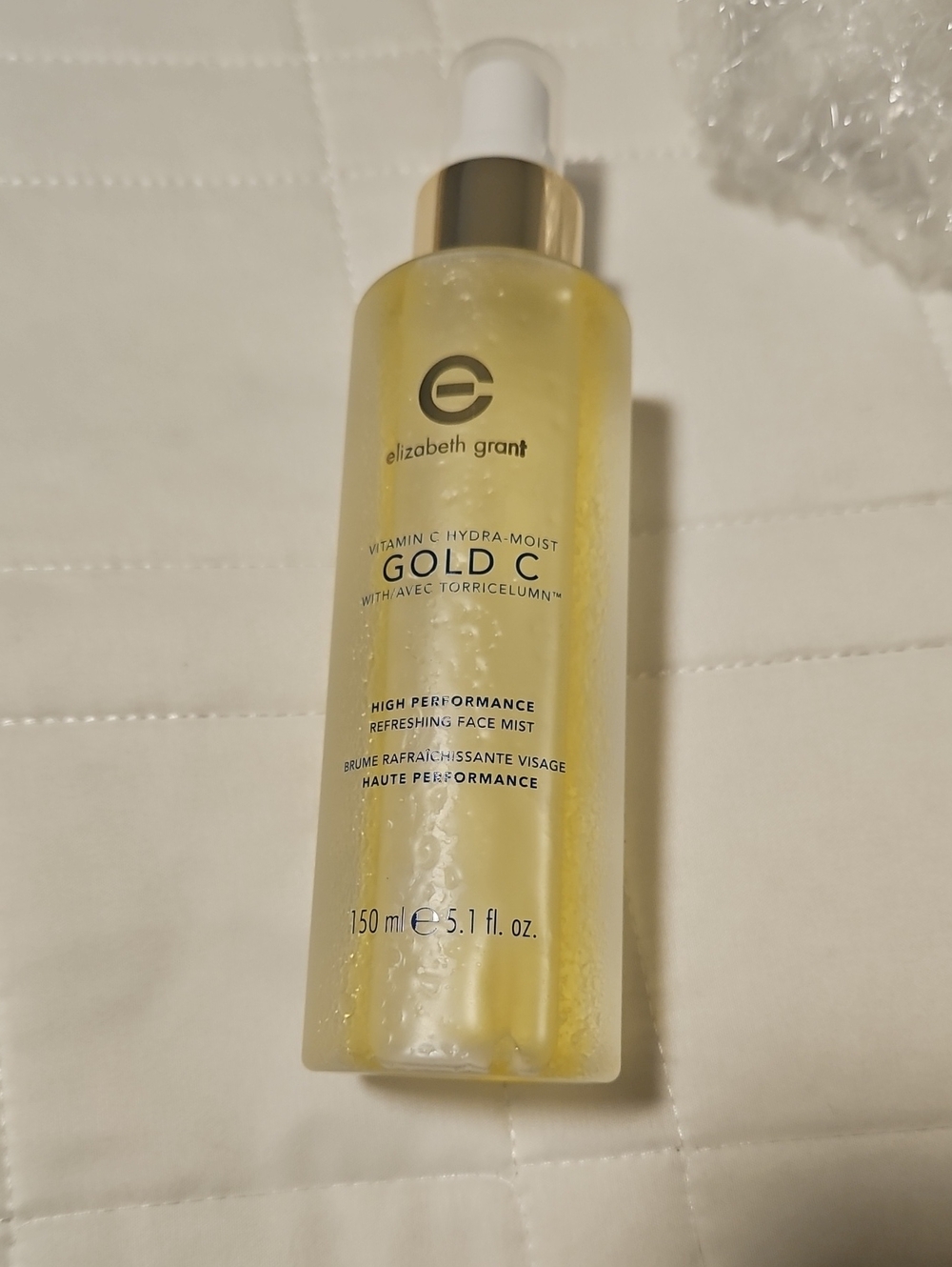 Elizabeth Grant Gold C Vitamin C Hydra-Moist Face Mist — Yellow